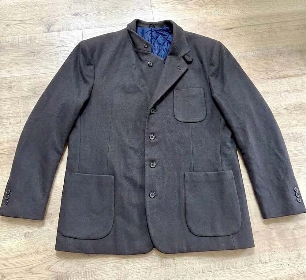 Vtg 90s LL Bean Wool Field Jacket Mens XL Thinsulate Quilted Lined Barn Coat